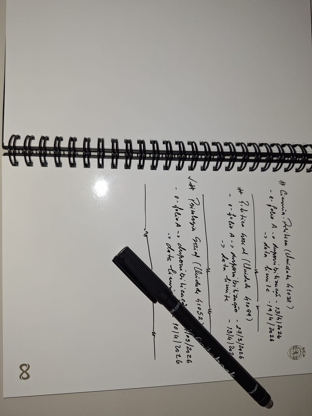 Customer photo review of Infinitebook Planner A5 Sporting