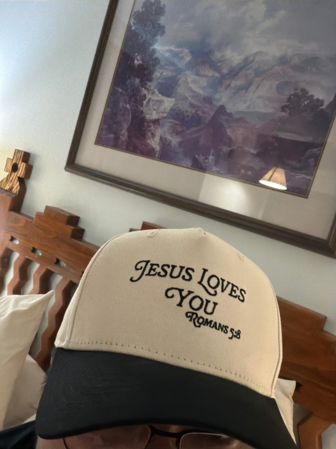 Customer photo review of Premium Embroidered Hat