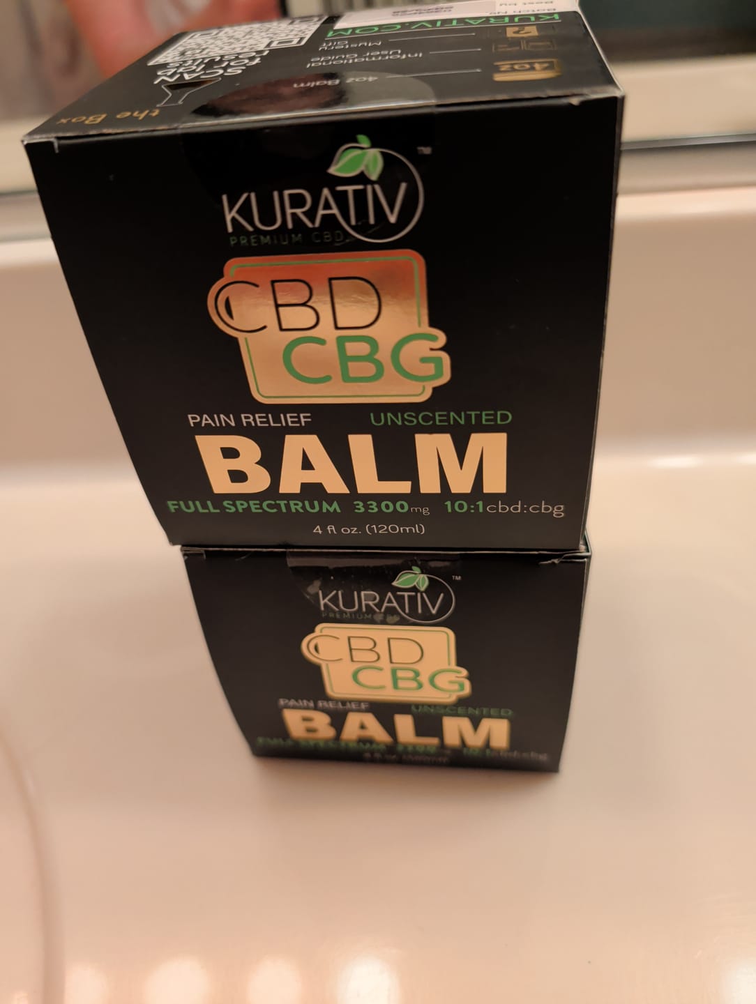 Customer photo review of Full Spectrum 3300mg CBG Balm
