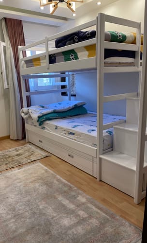 Customer photo review of سرير ثلاث أدوار مع أدراج - SHR306