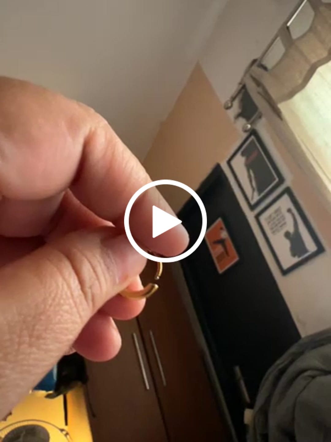 Customer video review of Adorning Flora Gold Huggies