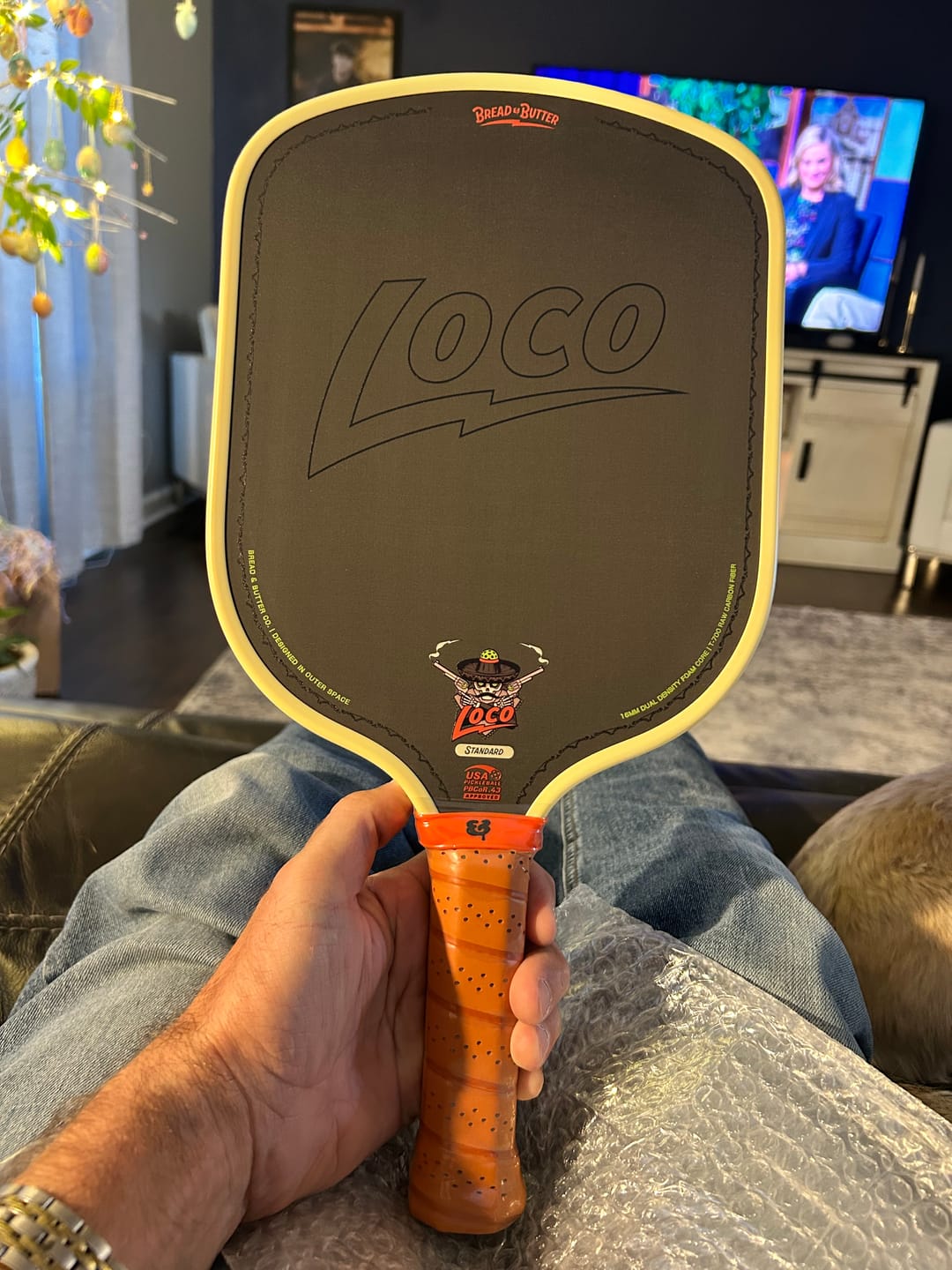 Customer photo review of The Loco 16mm Pickleball Paddle Standard