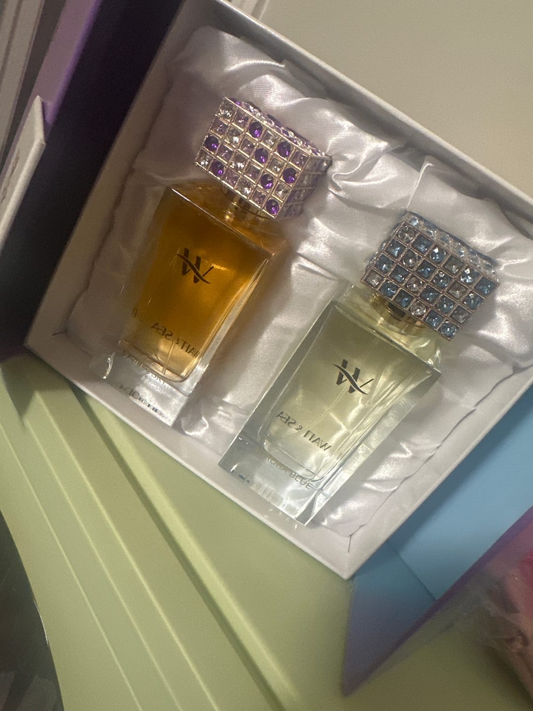 Customer photo review of 2 PIECE GIFT BOX SET - Day & Evening Perfume Collection