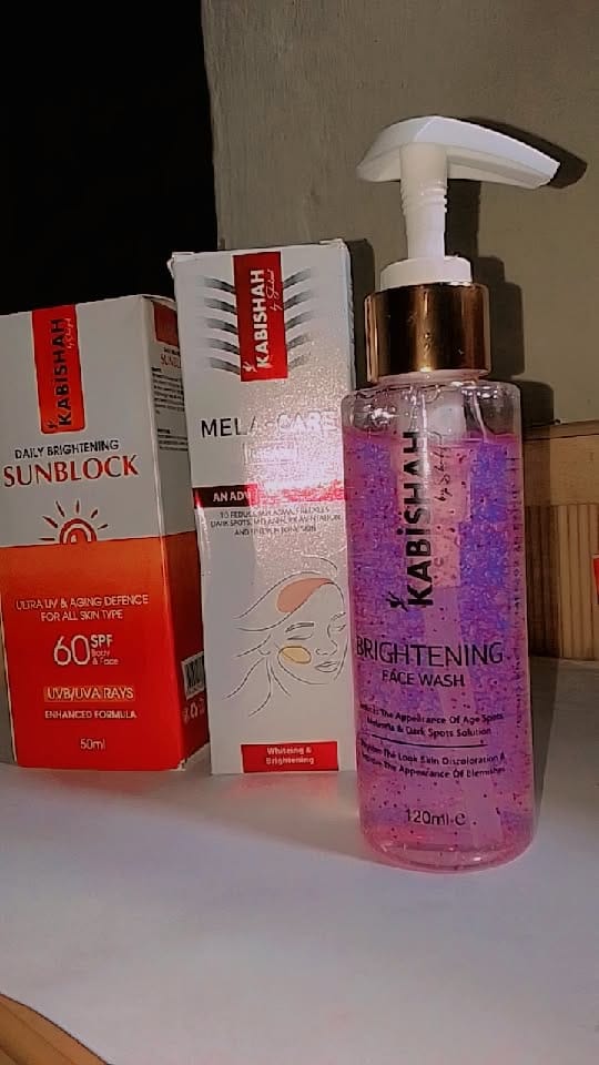 Customer photo review of Face Wash Bundle: Clear & Bright Face Fusion