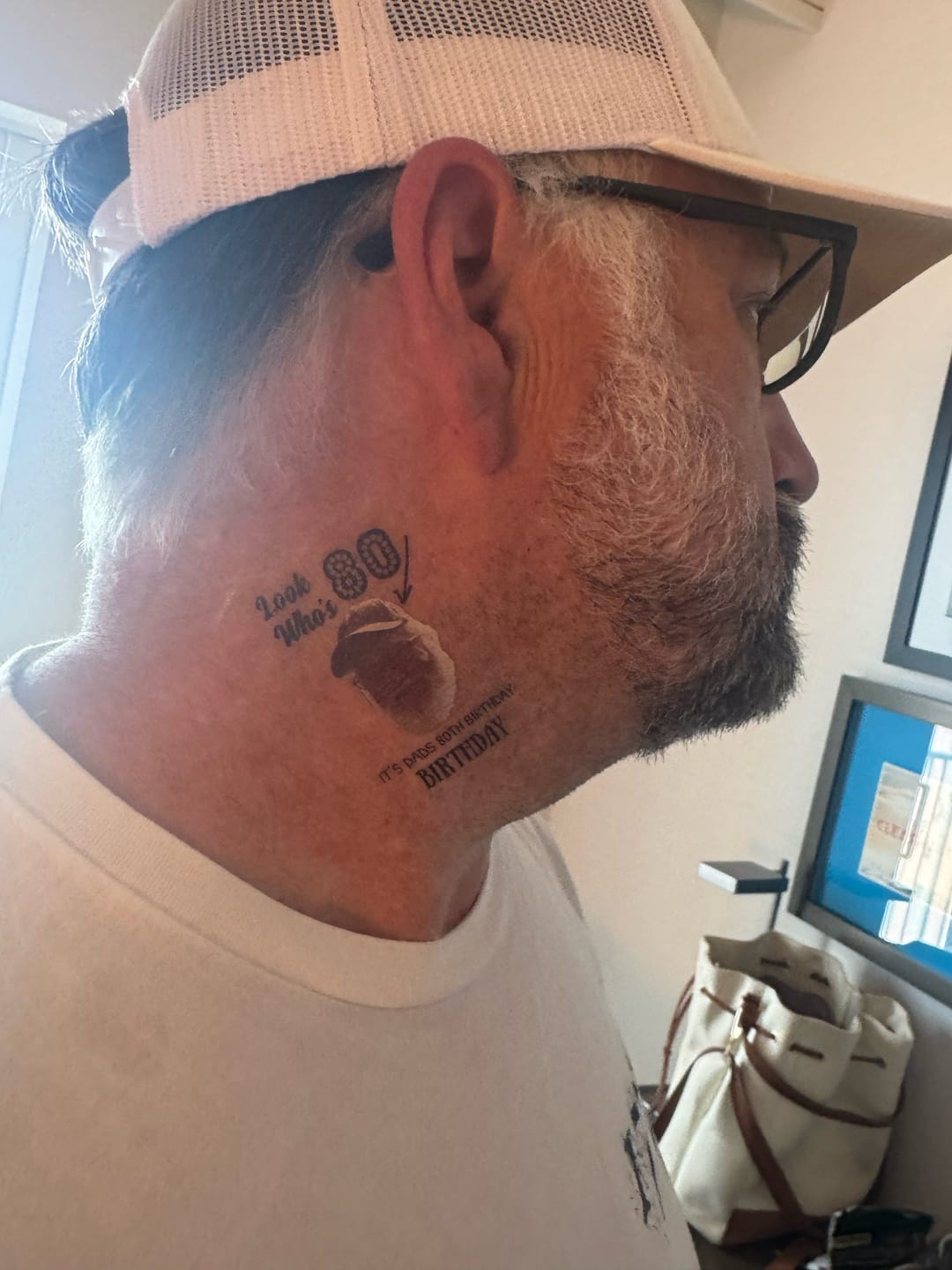 Customer photo review of Look Who's Birthday! Custom Tattoo