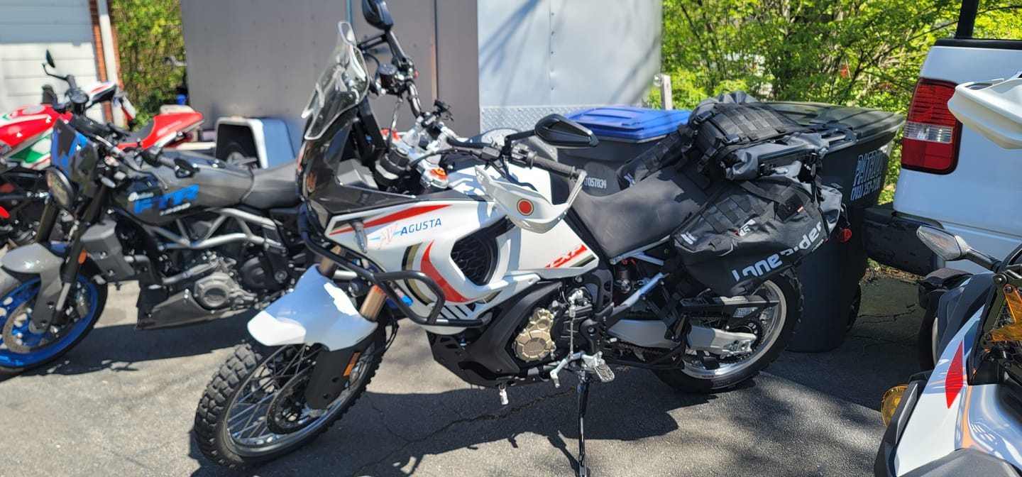 Customer photo review of ADVBags 45 – Rackless Saddle Bags