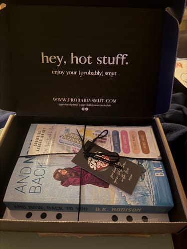 Customer photo review of good girl book club subscription