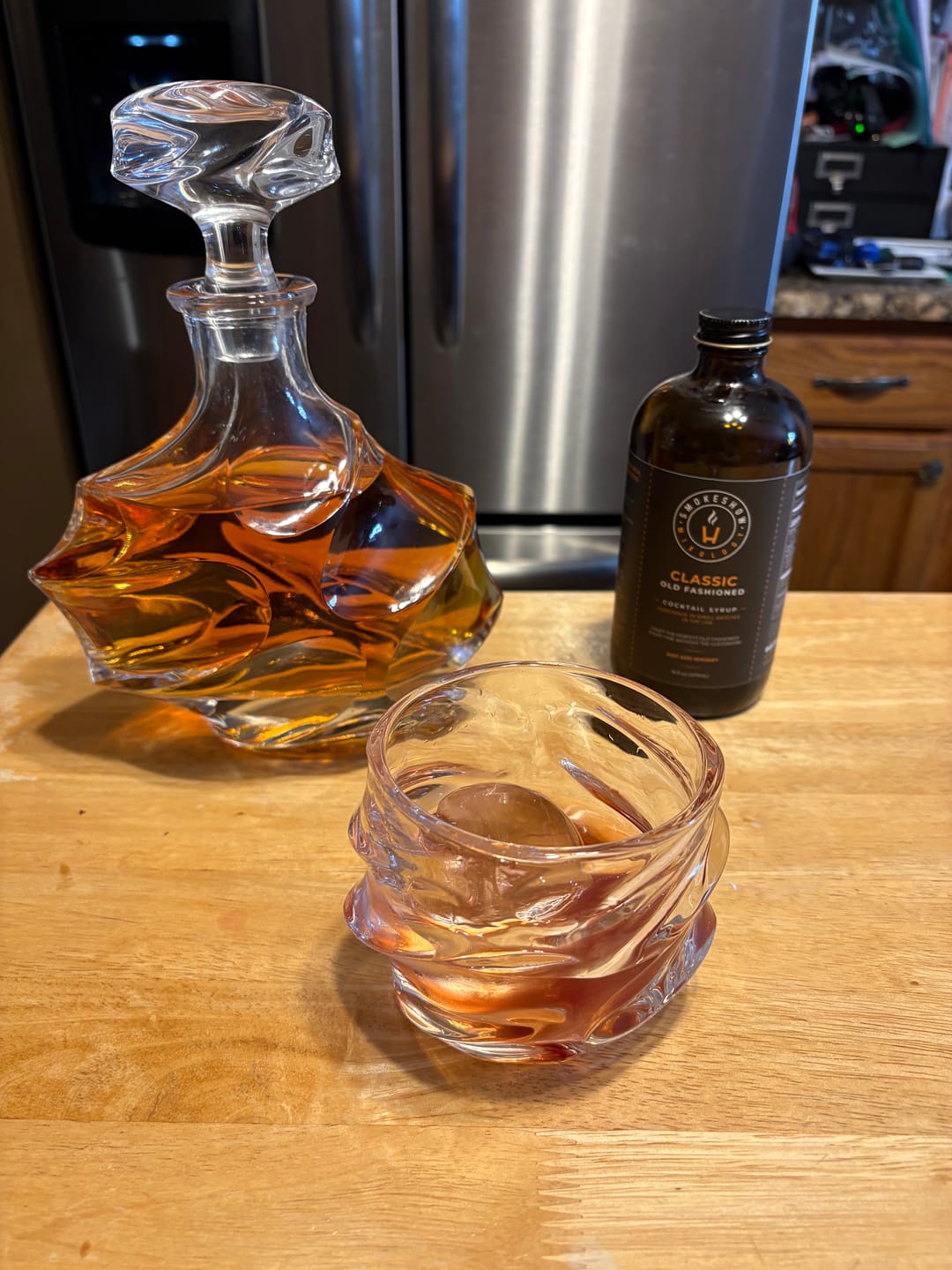 Customer photo review of Tatsumaki Japanese Whiskey Glass