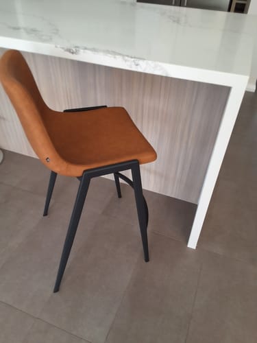 Customer photo review of Fletcher Bar Stool "Create Your Own"