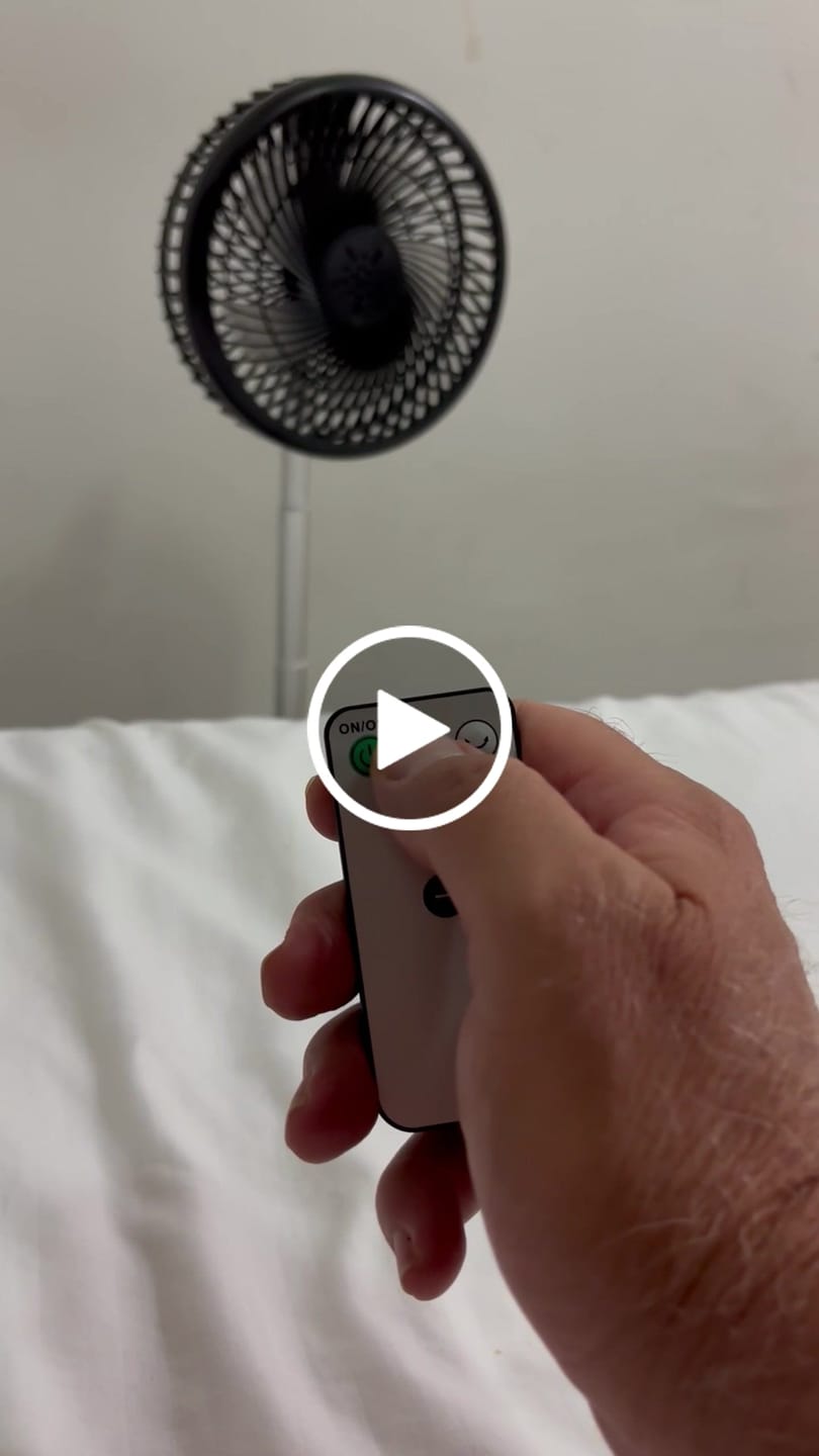 Customer video review of Lumeo Smart Fan