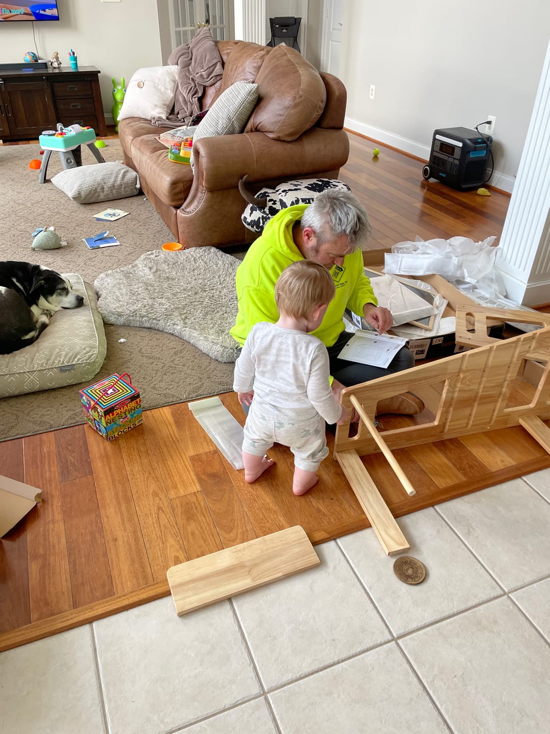 Customer photo review of HARPPA Nordo | Toddler Kitchen Tower with Safety Net