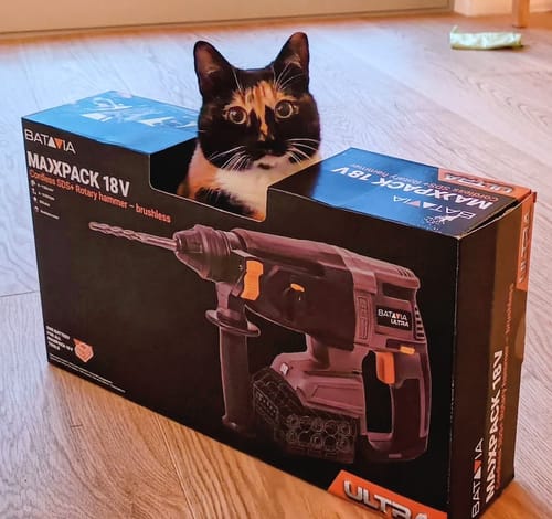 Customer photo review of 18V Cordless Brushless Rotary Hammer SDS+