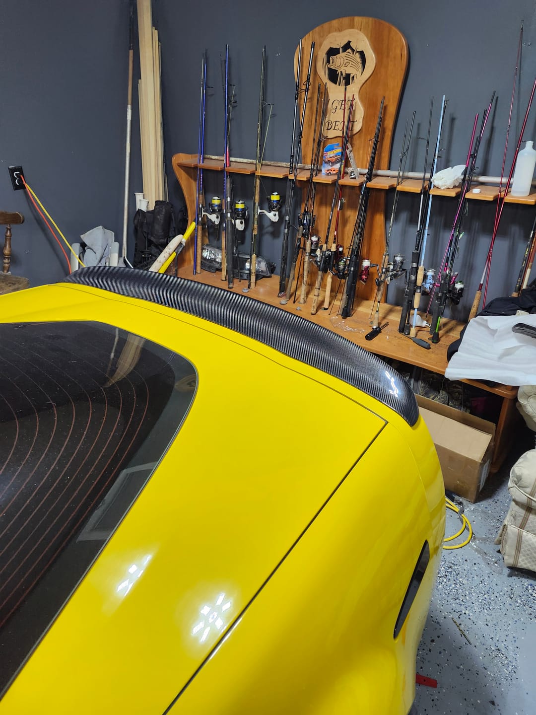 Customer photo review of 2005-13 Corvette C6 Rear Trunk Lid Wing Spoiler