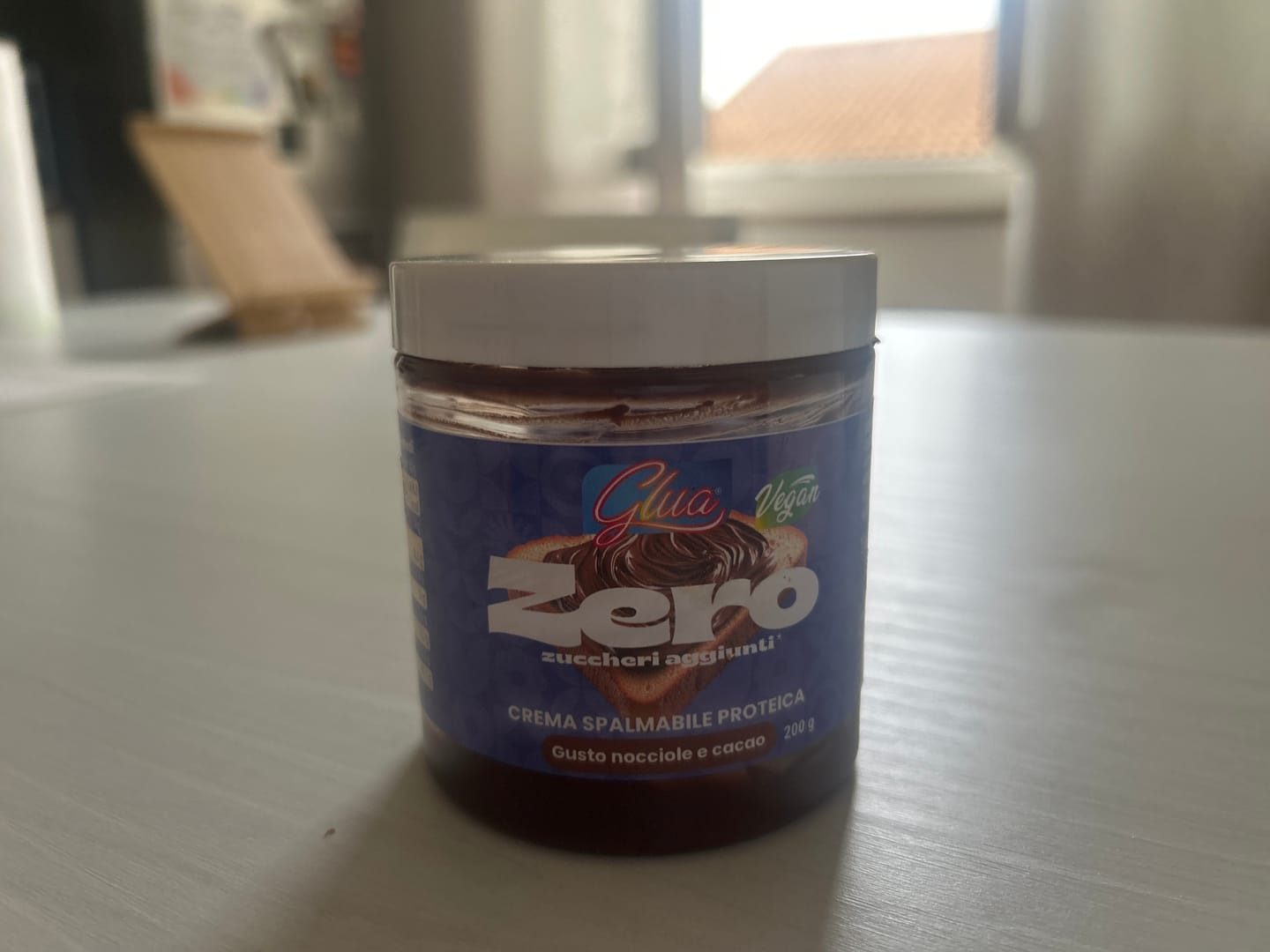 Customer photo review of Crema proteica alla nocciola e cacao