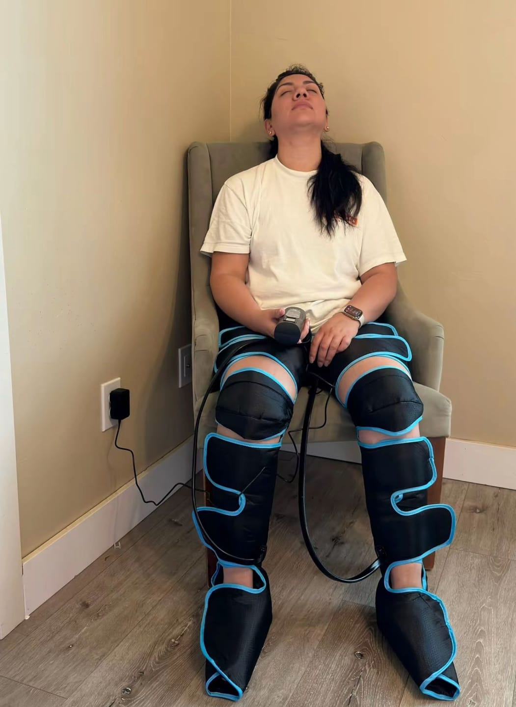 Customer photo review of Bottes de pressothérapie chauffantes - Novaa® Air Pro