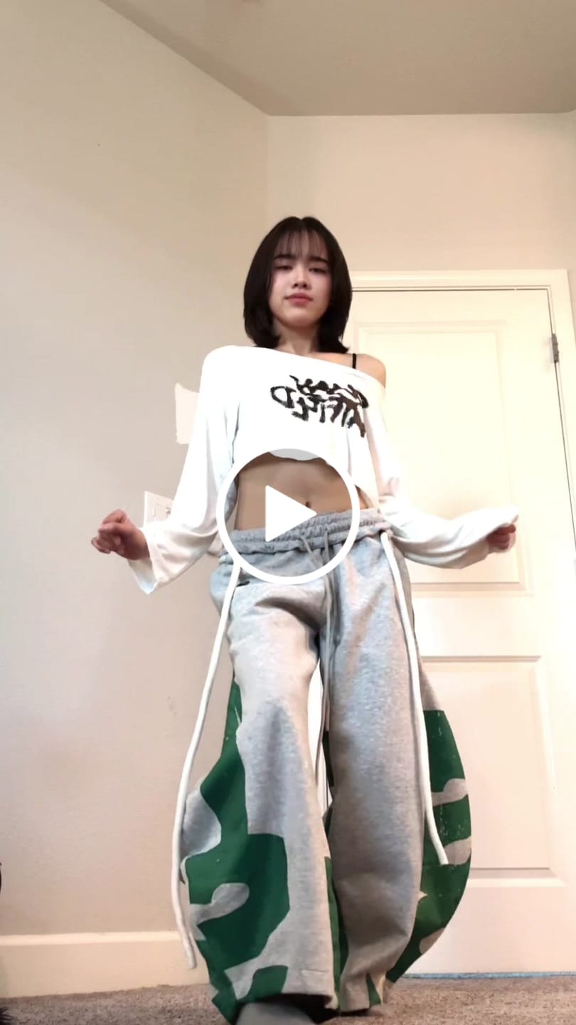 Customer video review of Aelfric Eden Graffiti Super Baggy Barrel Sweatpants