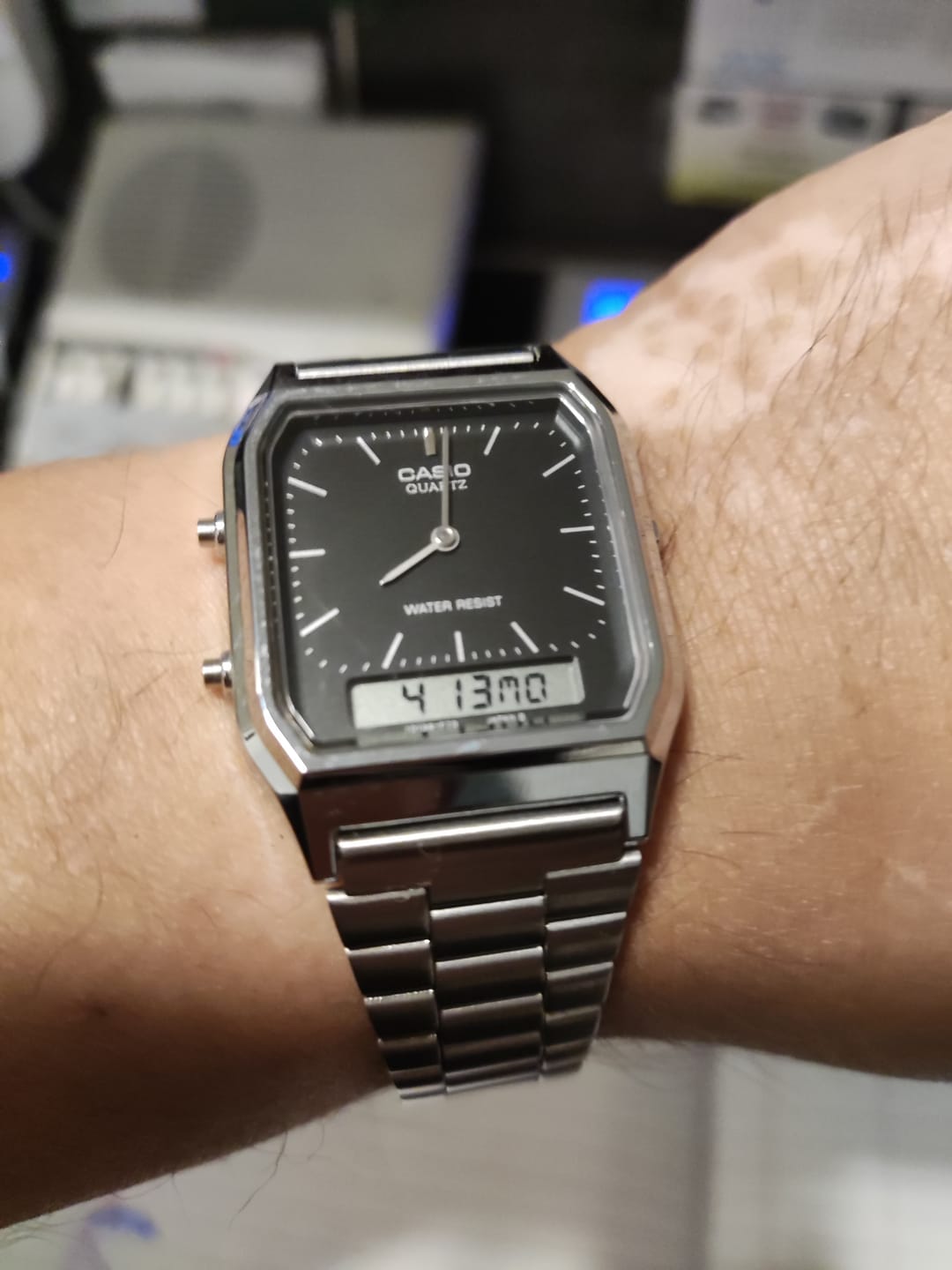 Customer photo review of Reloj Casio Vintage AQ-230A-1DMQ Dial Negro