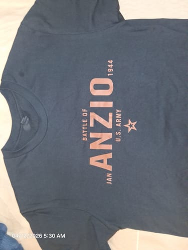 Customer photo review of Historic Battle of Anzio 1944 T-Shirt