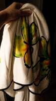 Customer photo review of A-Line High Waisted Flower Print Pockets Skirts Bottoms