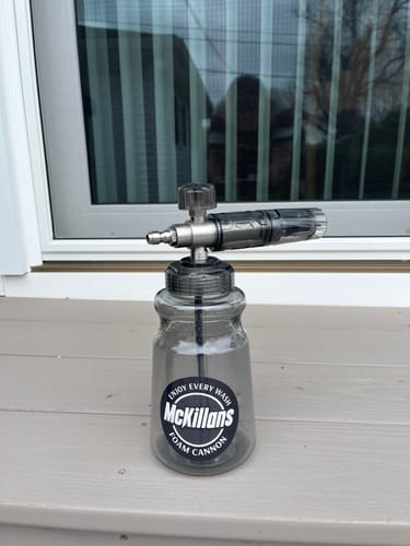 Customer photo review of Foam Cannon [Black Edition]