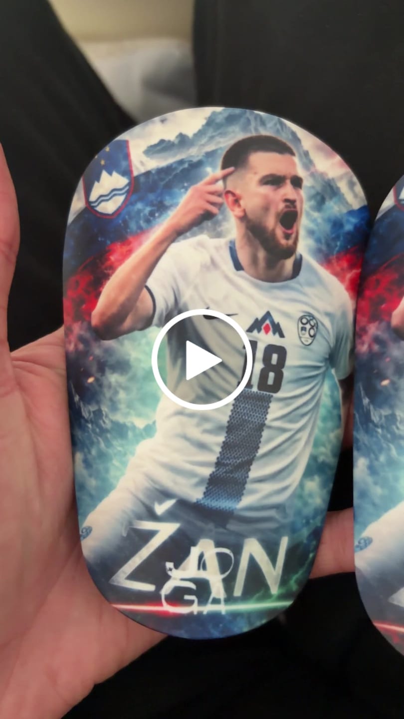 Customer video review of Custom Shin Pads
