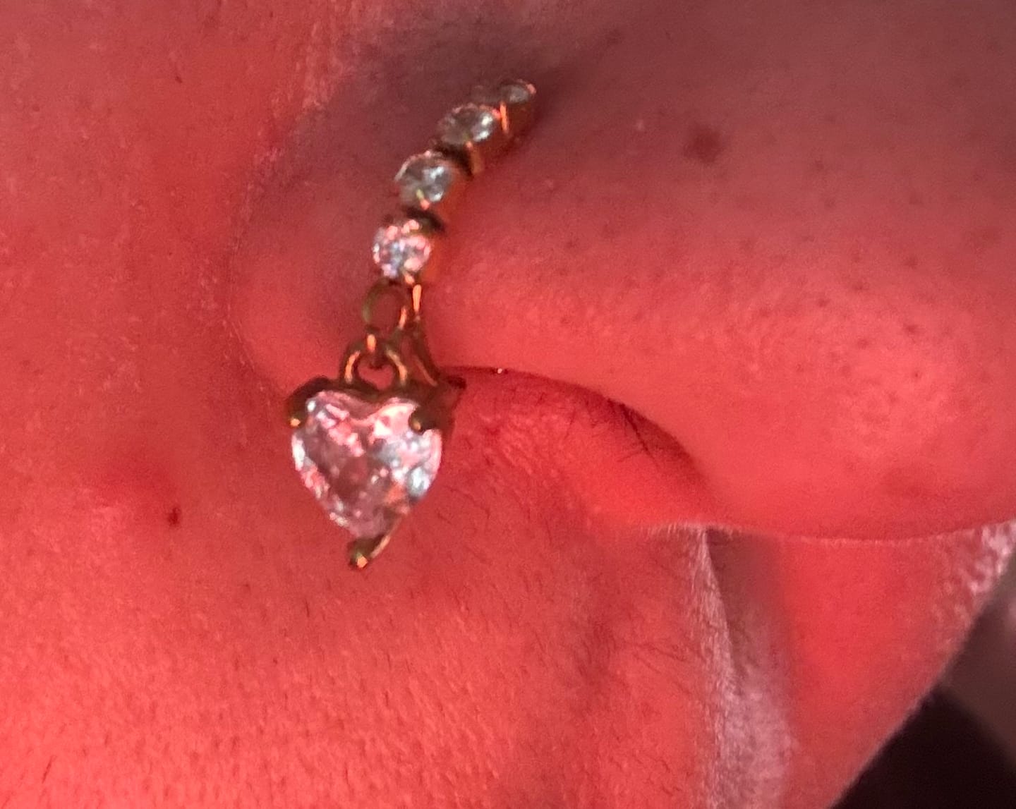 Customer photo review of Piercing Coeur