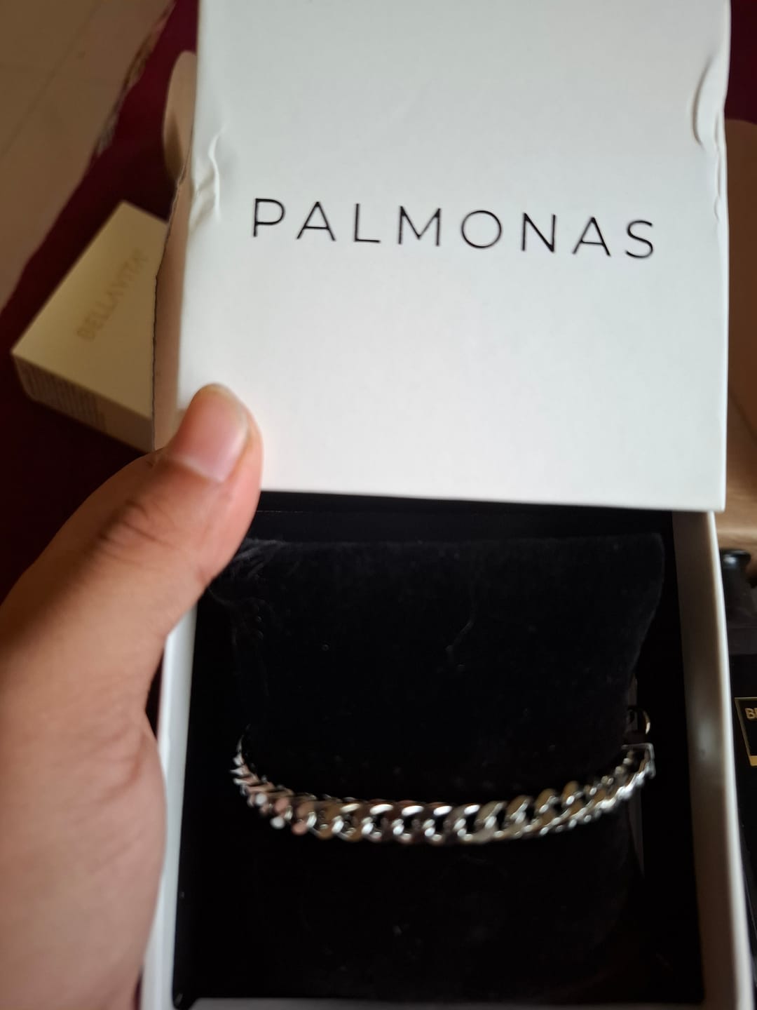 Customer photo review of Minimalist Silver Bracelet