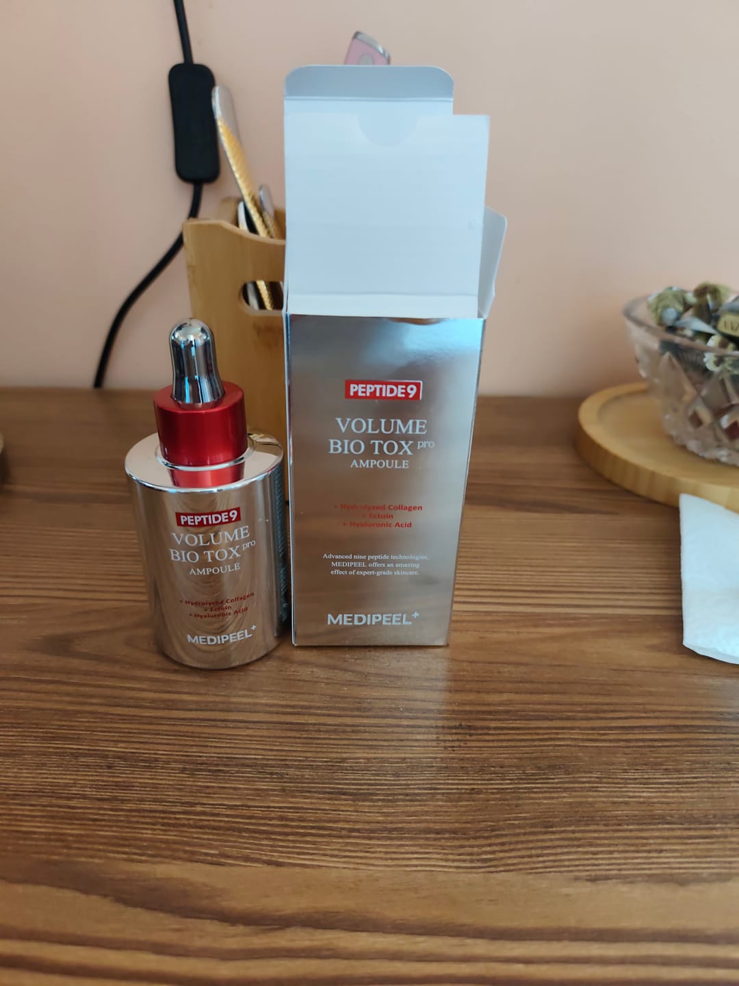 Customer photo review of Peptīdu ampula ar volufilīnu krunciņu novēršanai Medi-Peel Peptide 9 Volume Bio Tox Ampoule Pro