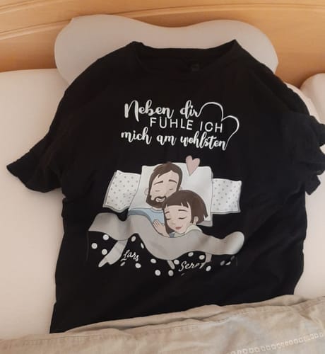 Customer photo review of Schlafmützen - Personalisiertes T-Shirt