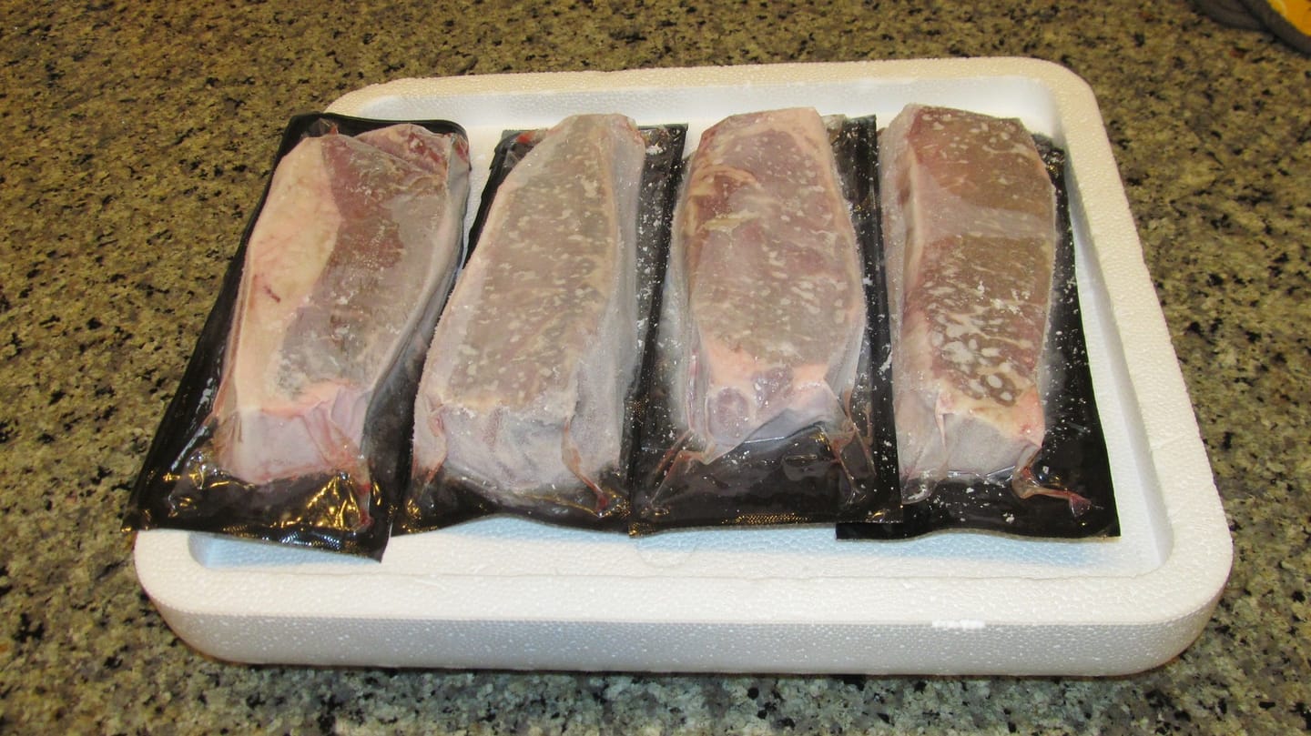 Customer photo review of USDA Choice New York Strip