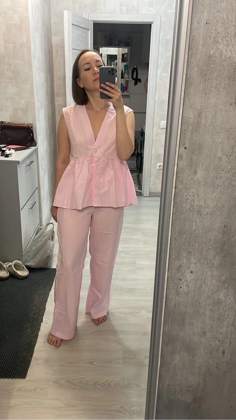 Customer photo review of Sydney Ruffled Vest & Pants Set