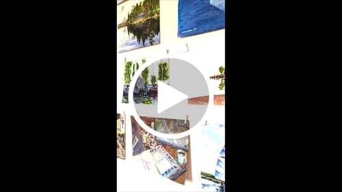 Customer video review of 9x12 Giclee Fine Art Prints