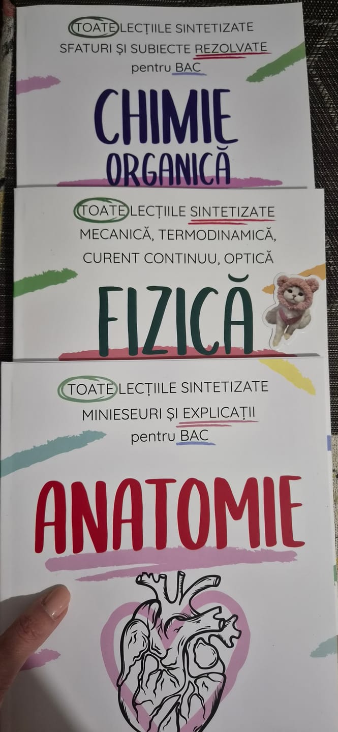 Customer photo review of Carte Chimie Organică Bacalaureat Bacademia