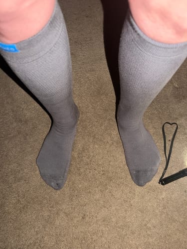 Customer photo review of Performance Eucalyptus Compression Socks