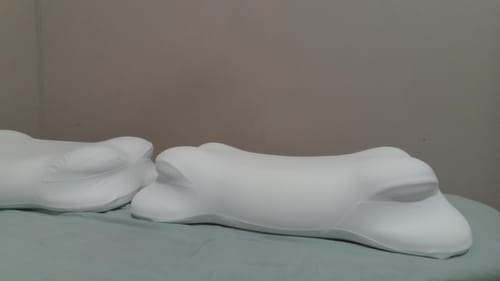 Customer photo review of CloudAlign™ Pillow