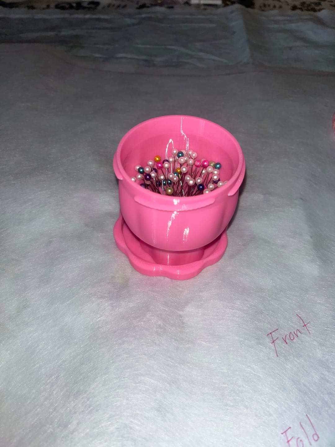 Customer photo review of Magnetic Flower Pin Cups