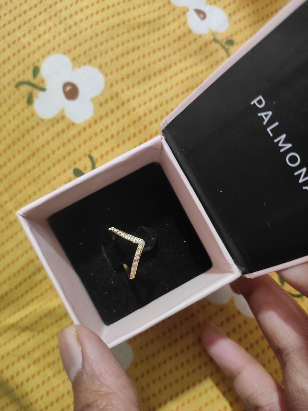 Customer photo review of Chevron Ring