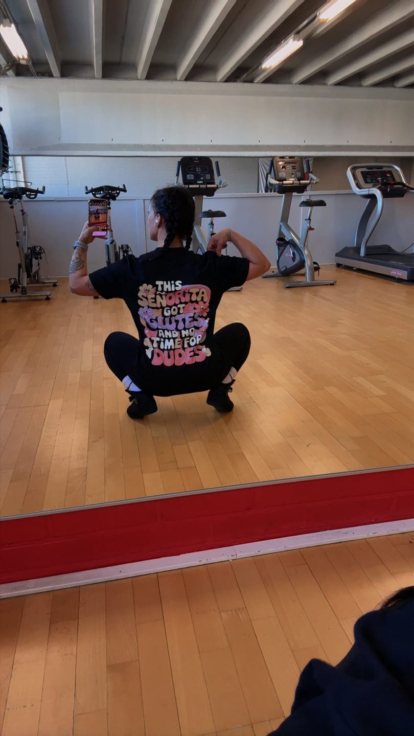 Customer photo review of Senorita (Backprint) T-Shirt