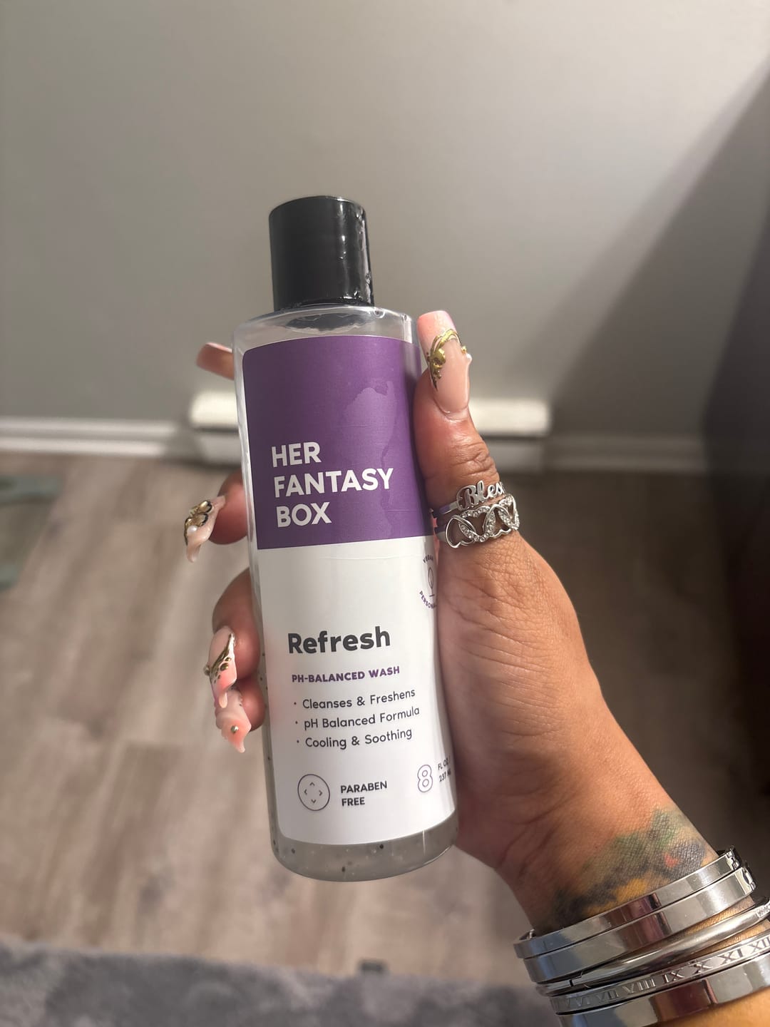 Customer photo review of Refresh Plant Based Intimate Body Wash for Women - pH Balancing