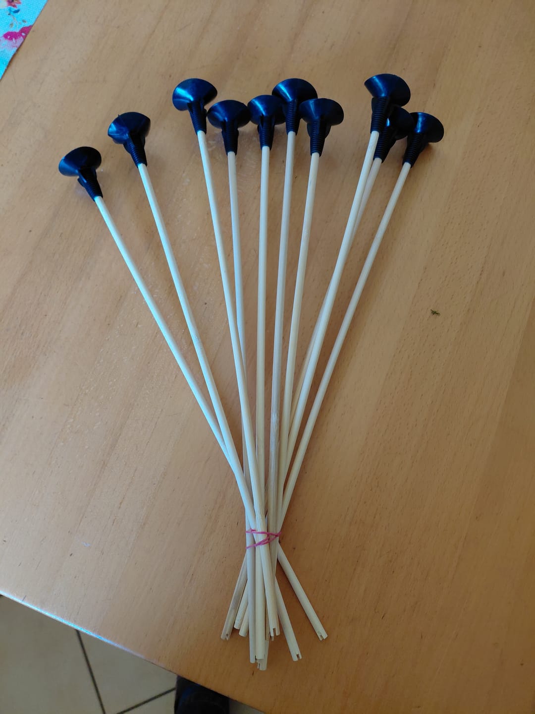 Customer photo review of 10 Stk. Holzpfeile mit Saugnapf, 42cm