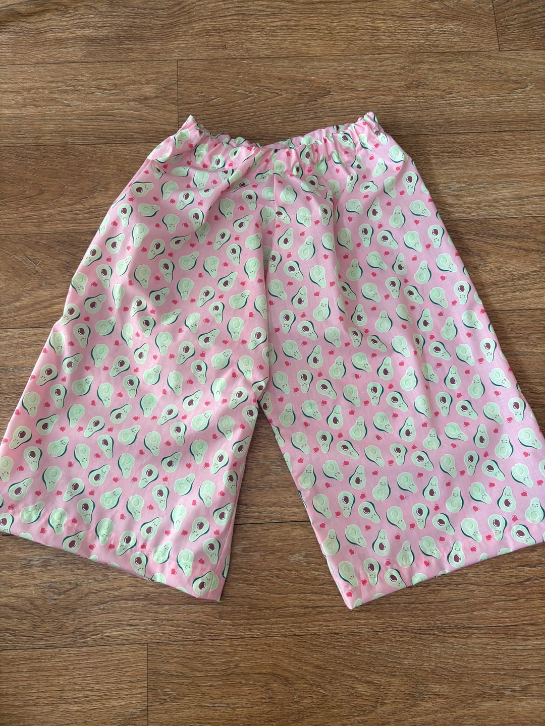 Customer photo review of Avocado Hearts Polycotton Fabric
