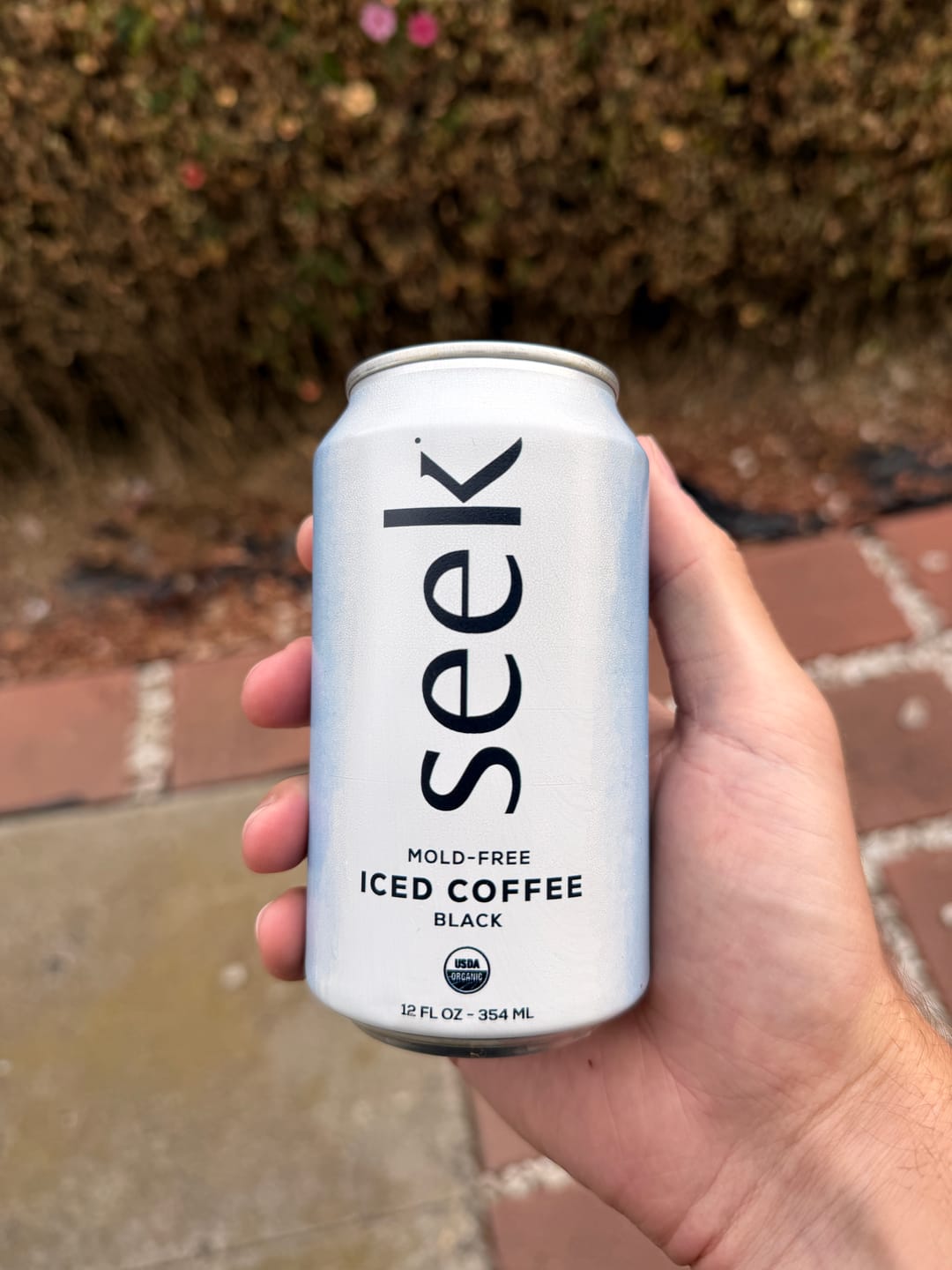 Customer photo review of Seek® Organic Mold-Free Iced Coffee