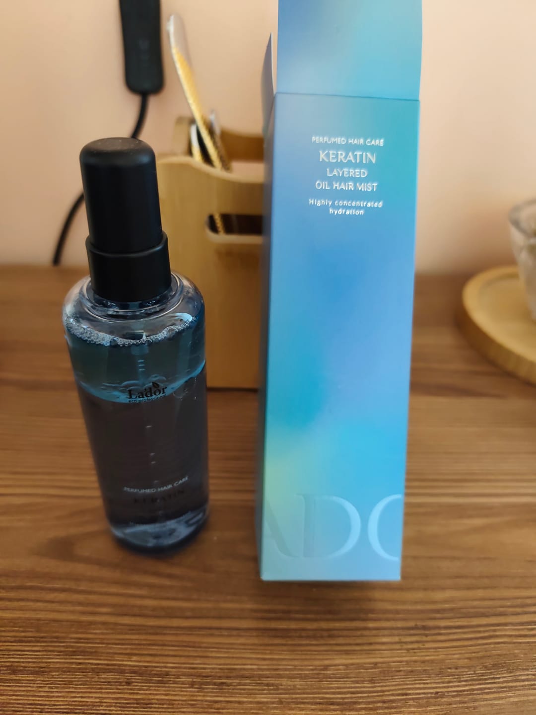 Customer photo review of Divu tekstūru keratīna sprejs Lador Keratin Layered Oil Hair Mist