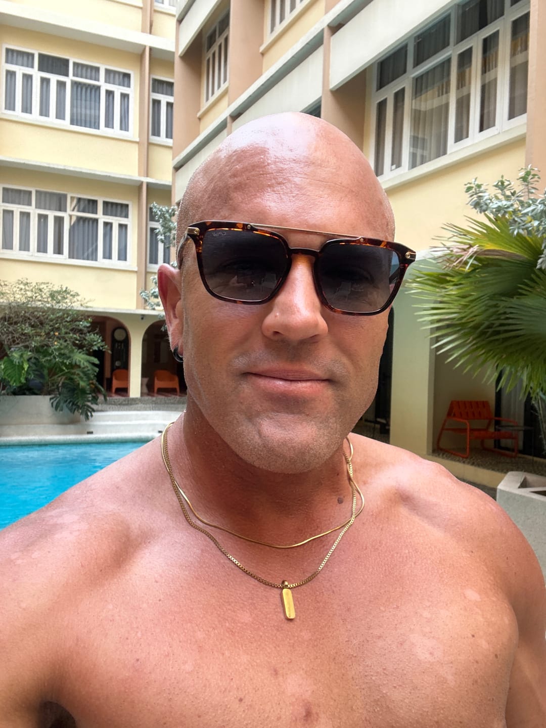 Customer photo review of Minimal Pendant Necklace Duo