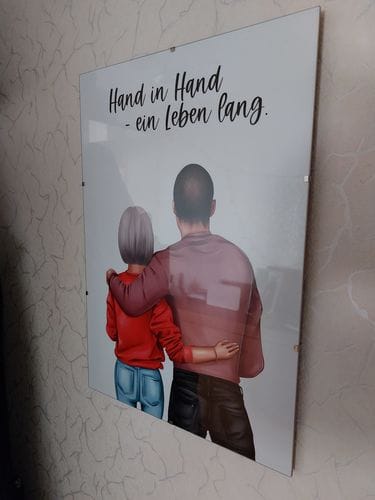 Customer photo review of Pärchen (Mann & Frau) - Personalisiertes Poster