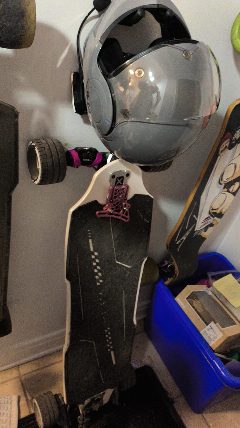 Customer photo review of Meepo Cyclone 107s Rubber Wheels – Exclusive 107mm Comfort Grip Upgrade