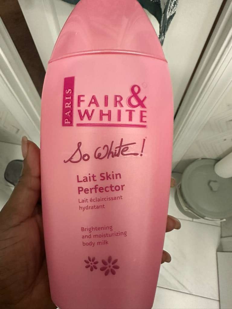 Customer photo review of Fair And White So White Skin Perfector Serum 30ml / 1 fl oz