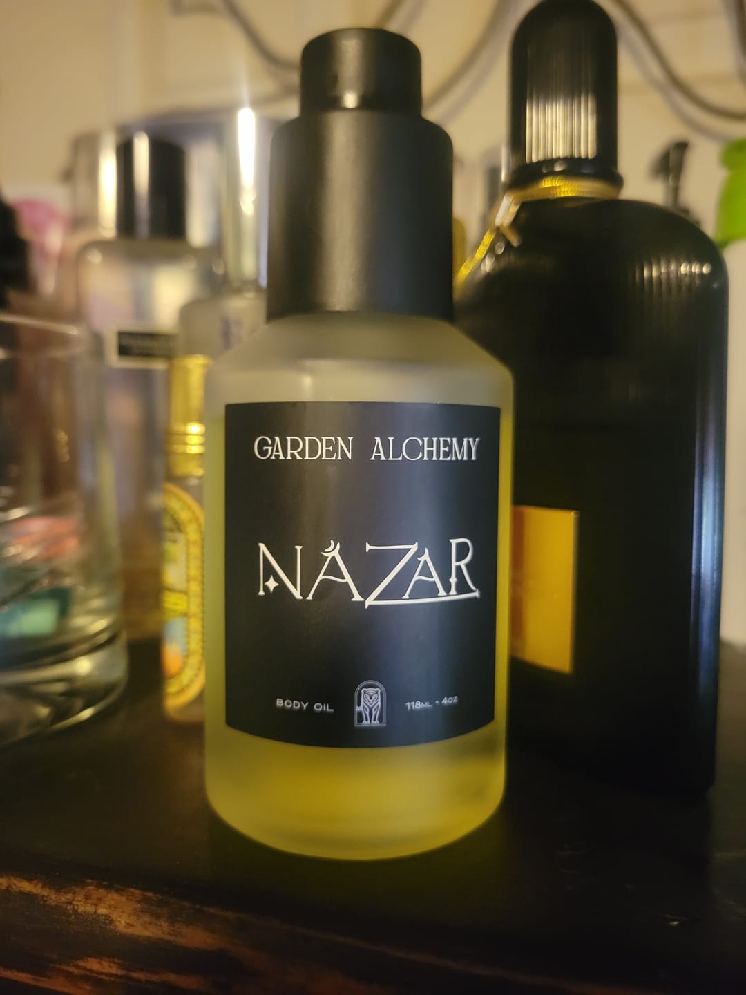 Customer photo review of NAZAR BODY OIL
