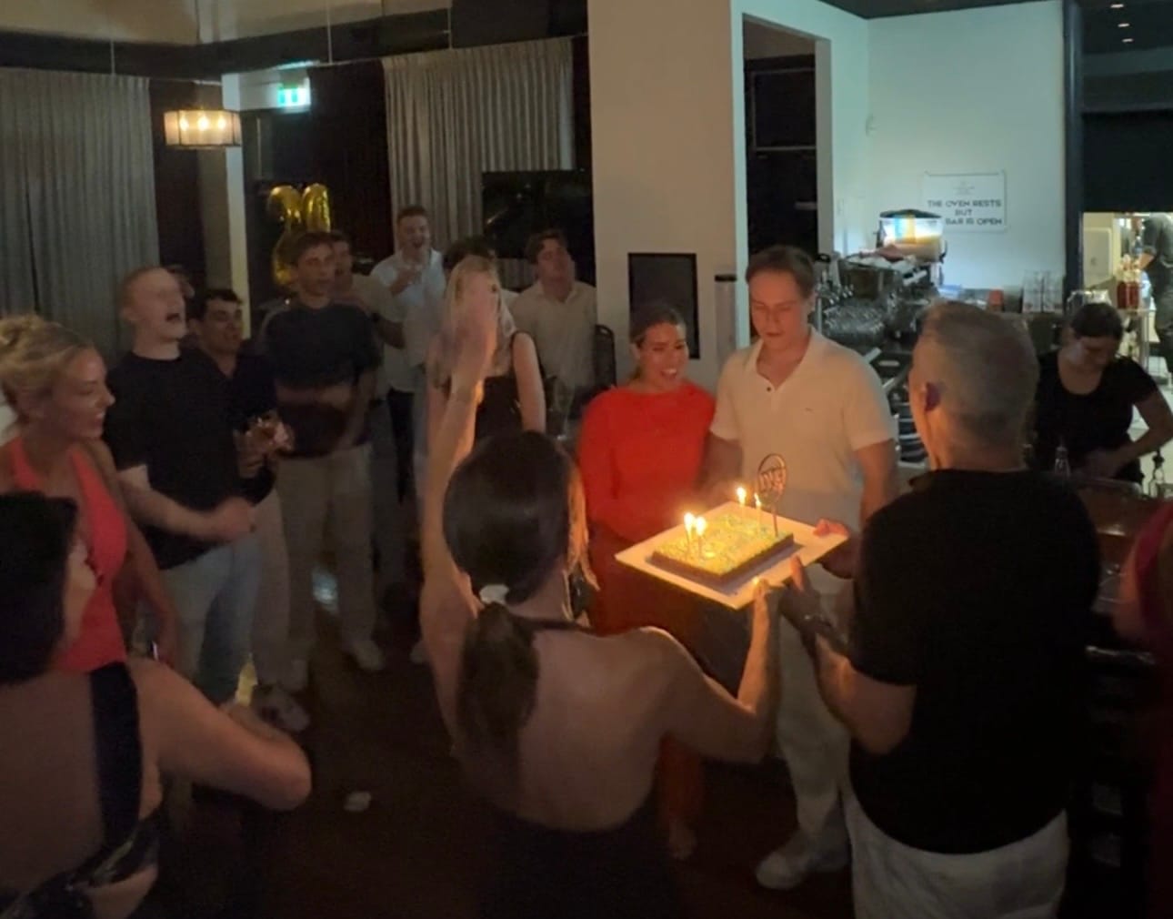 Customer photo review of Birthday Brownie · Large
