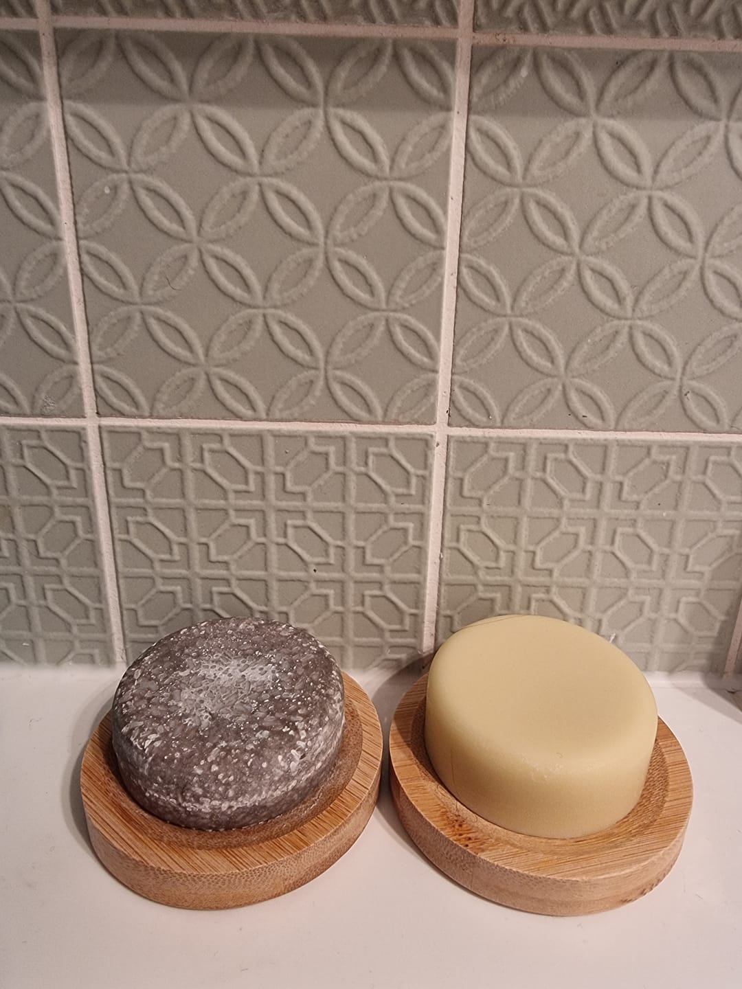 Customer photo review of Argan Oil Anti Frizz Conditioner Bar